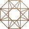 Ekena Millwork Guardian Wood Fretwork Pierced Ceiling Medallion, Walnut, 36"OD x 14"ID x 1/4"T CMWP36X36X0250GDWA - alternate 1